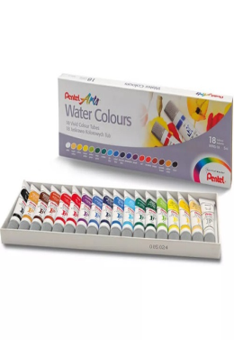 Estojo Aquarela Bisnaga C/18 Wfrs-18 Pentel
